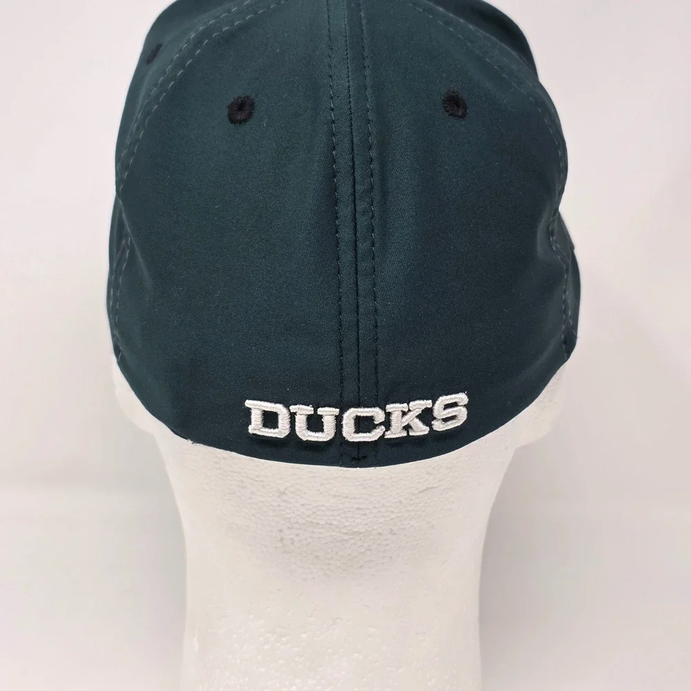 Zephyr Z-Fit Size Small Texas Patch Ducks‎ Hat Cap Green/White Embroidered Logo